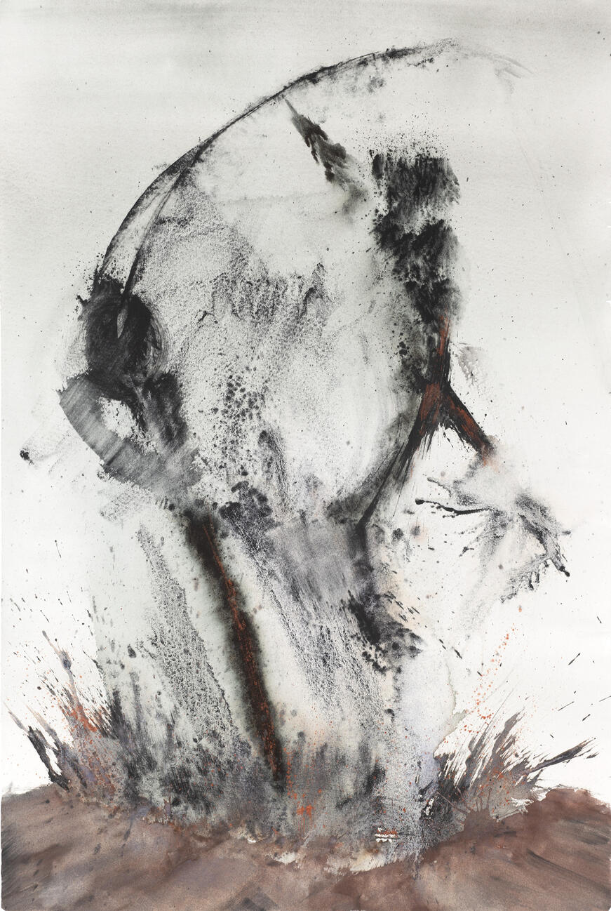 Elemental, 2026. Watercolor on paper.